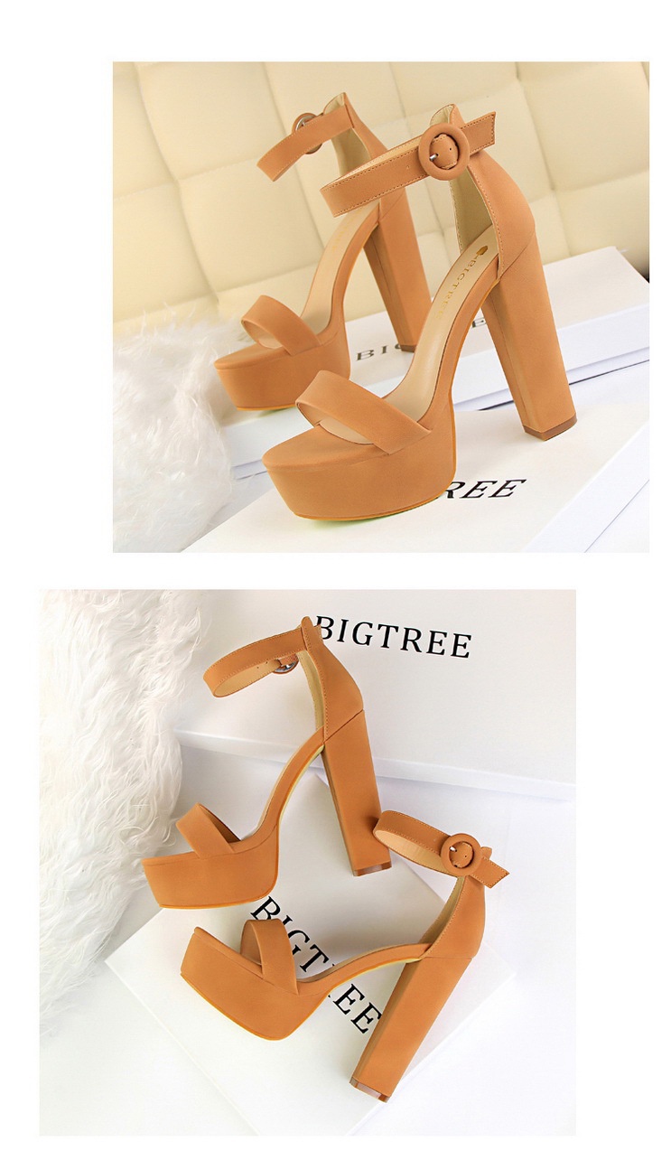 RAYA Heels Size 34-43 European American Style Thick Heel Super Slimmer ...