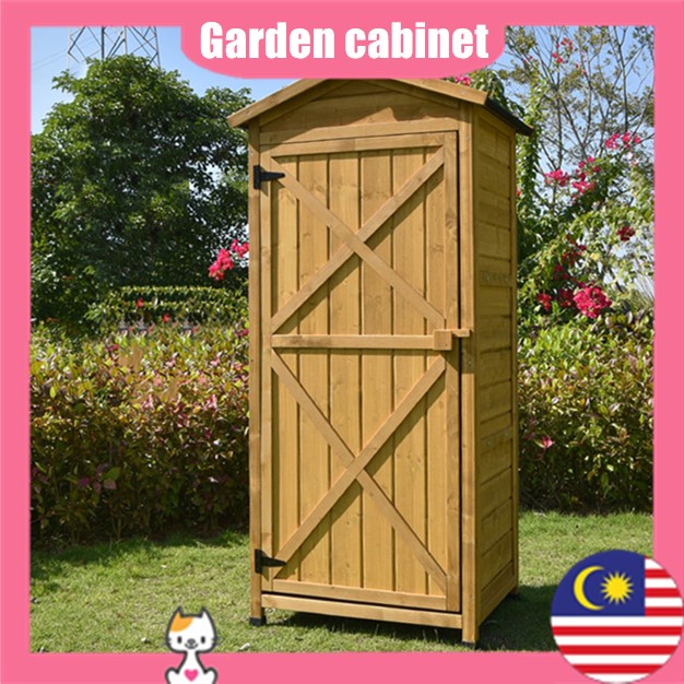 Outdoor storage tool glove box function firewood room rainproof