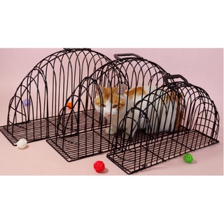 Cat grooming outlet cage