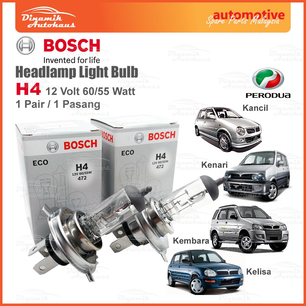 Perodua Kancil Kelisa Kenari Kembara Rusa Car Headlamp Halogen Head