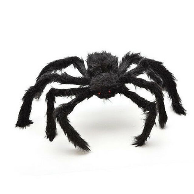 Halloween Decor Spider Black Furry Party Decorations Series | Shopee ...