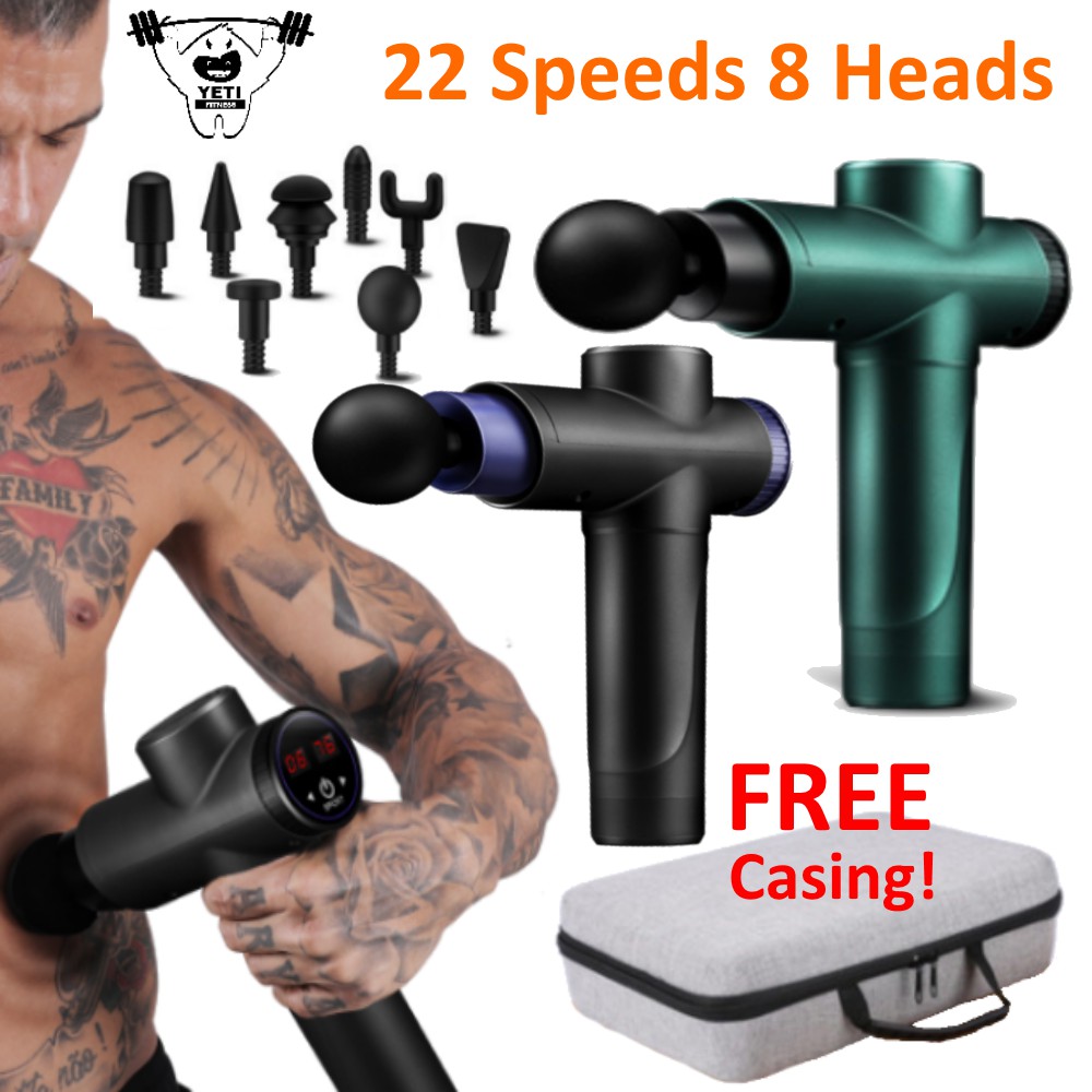 Muscle Fascia Gun 22 Speeds Massage Gun Muscle Massage Vibration Muscle ...