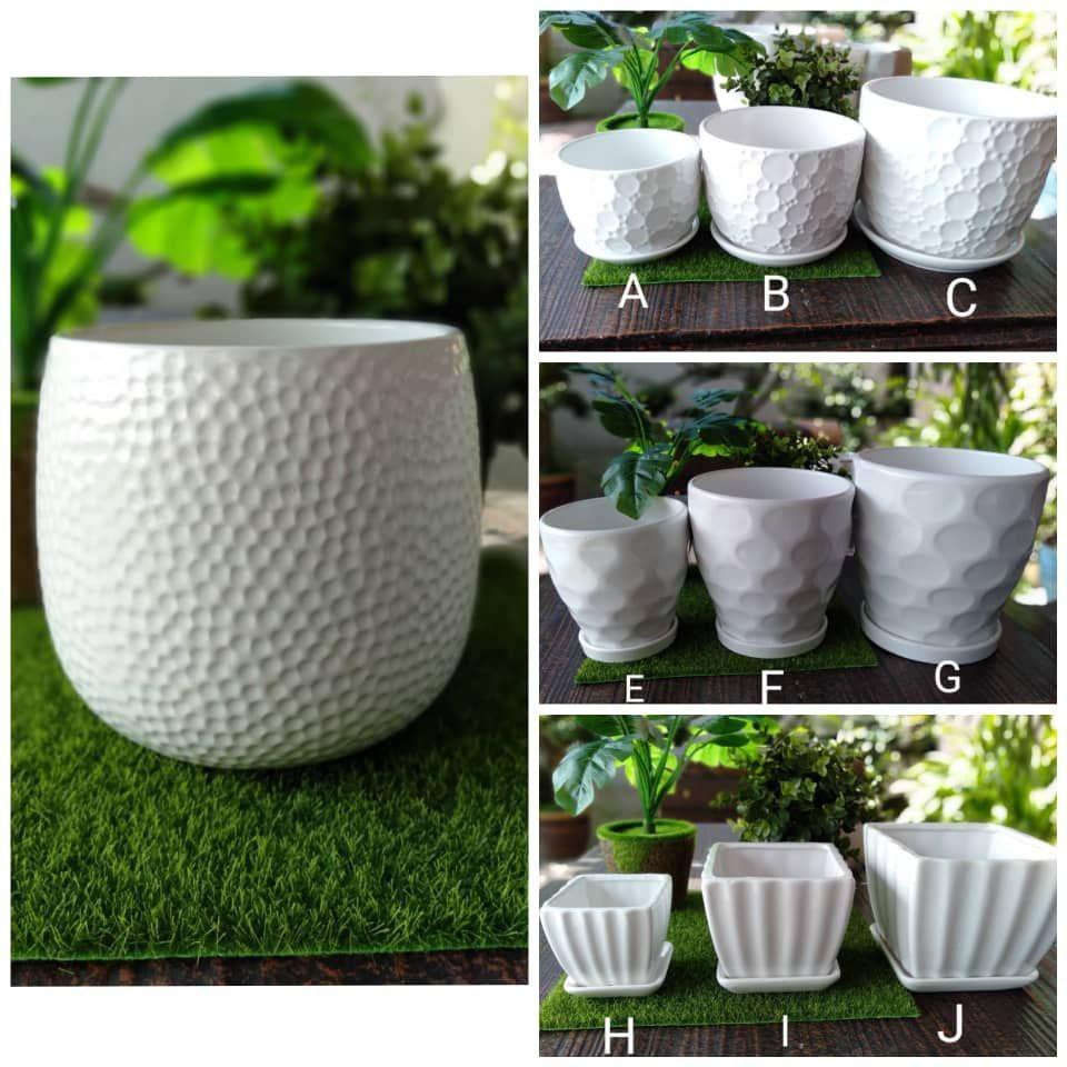 Affordable pasu bunga putih For Sale, Home Decor