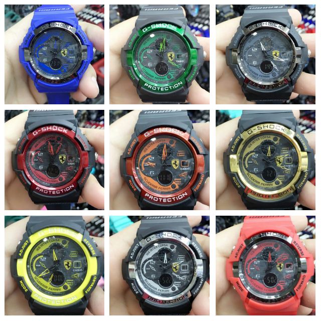 G shock clearance ferrari watches