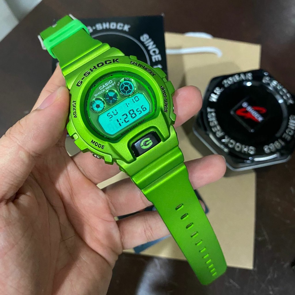 FREE SHIPPING ORIGINAL G SHOCK DW6900 AUTOLIGHT METALIC EDITION