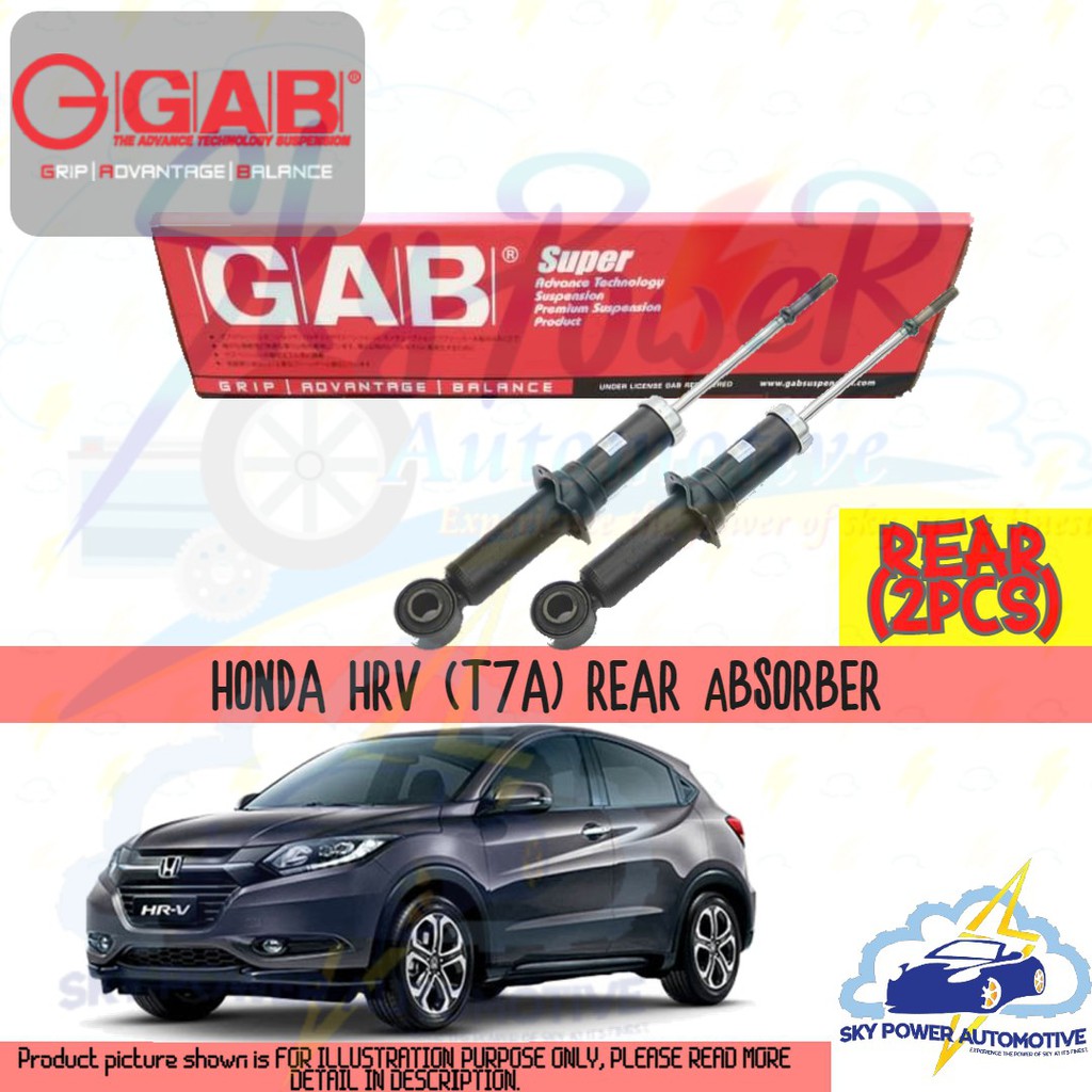 HONDA HRV (T7A) (2016~) GAB SUPER GAS SHOCK ABSORBER (REAR 2PCS ...