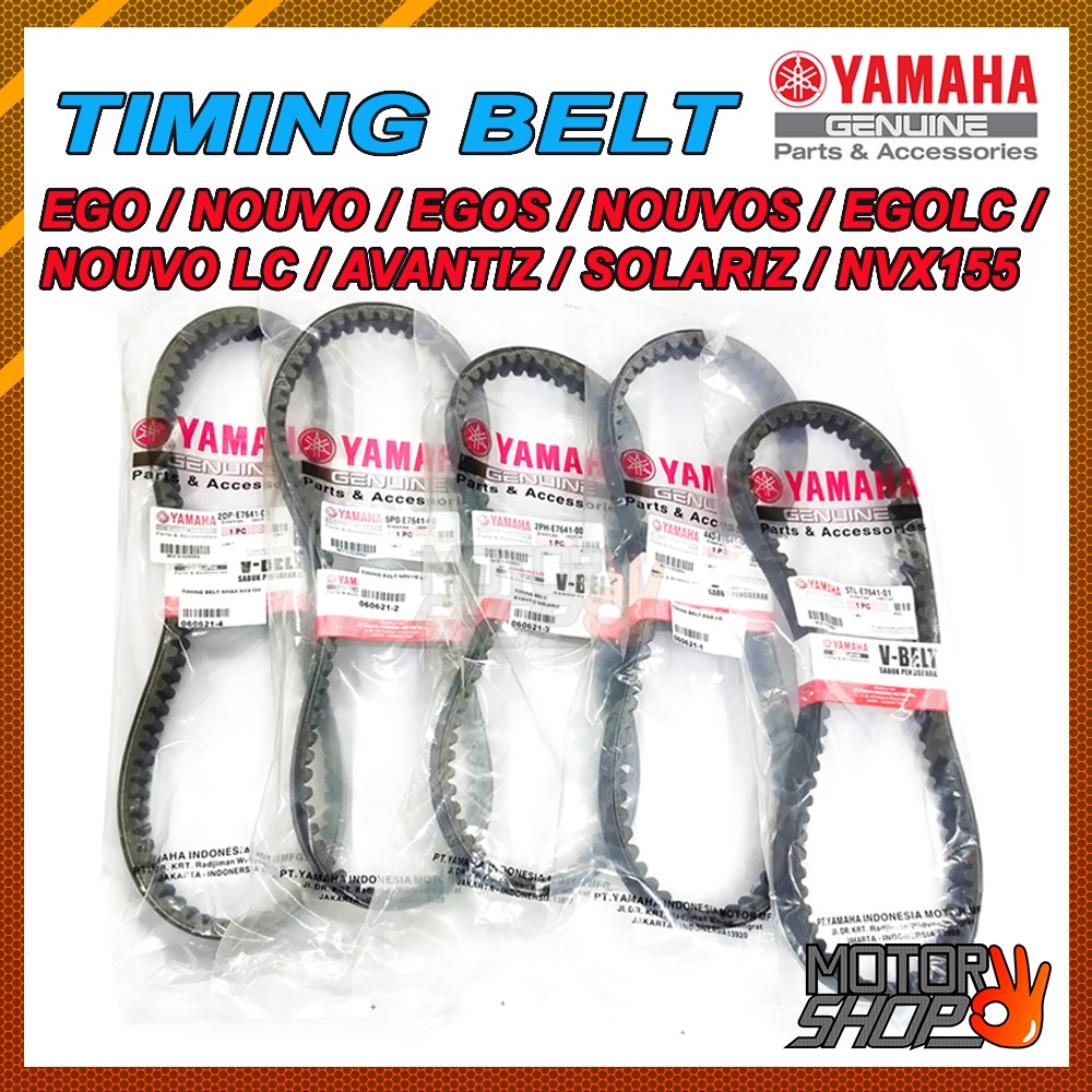 Timing Belt Belting Yamaha Original Ego Nouvo Ego S Fi Nouvo S Nvx