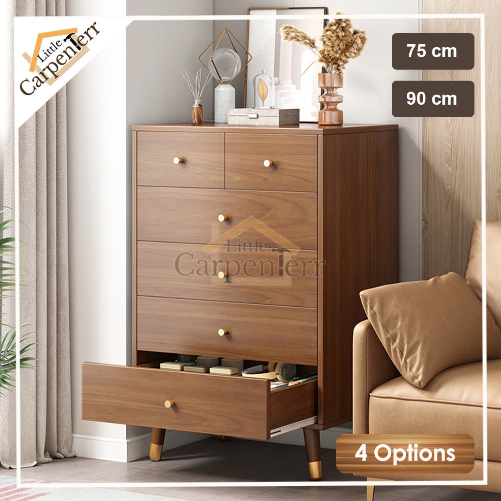 Little Carpenterr 木制抽屉式置物柜 High Density Wooden Board Multifunction ...
