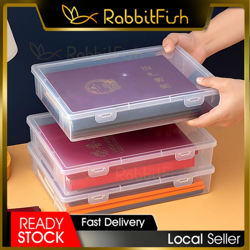 A4 Paper Storage Box Buckle Design Tearresistant Waterproof File Paper