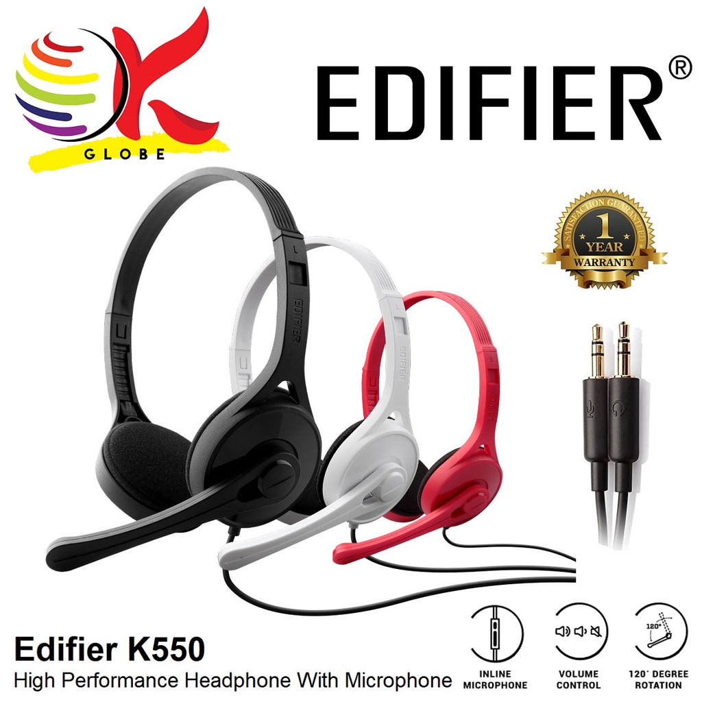 EDIFIER K550 OVER EAR HEADPHONE HIGH PERFORMANCE GAMING HEADSET