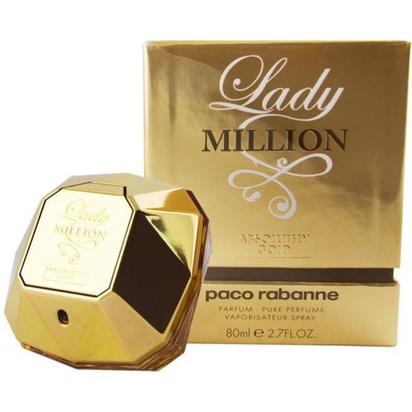 Paco Rabanne Lady Million Absolutely Gold perfume for Women 80ml