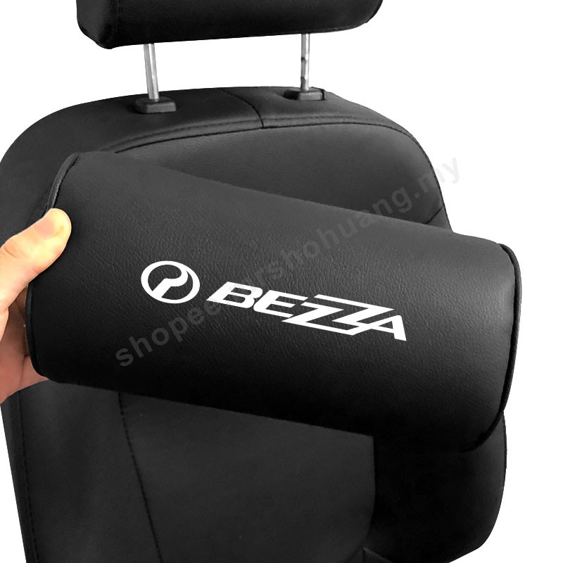 For Perodua Bezza Headrest Pillow Carbon Fiber Car Neck Pillow Seat ...