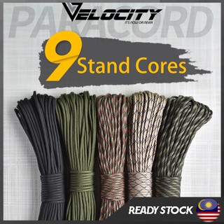 100M 7-Core-Paracord 4mm Outdoor Parachute Cord Tent Lanyard Strap  Clothesline 