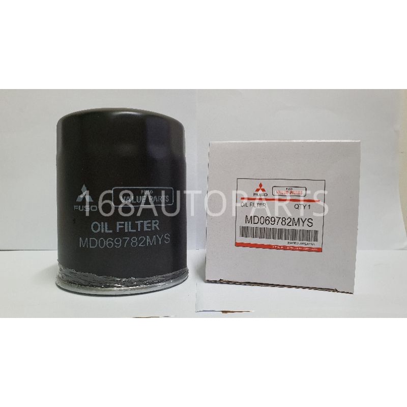 Original Mitsubishi MD069782MYS Oil Filter Triton Pajero Sport | Shopee ...