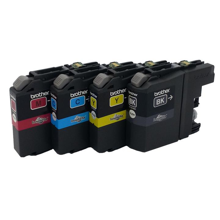 Brother LC67 / LC-67 Ink (Genuine) Black Cyan Magenta Yellow Twin ...