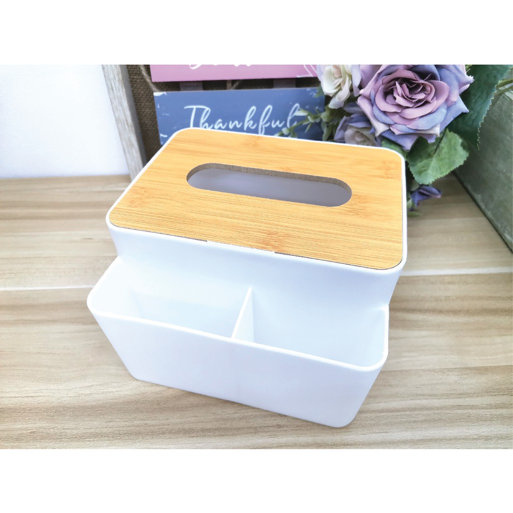 Tissue Box Oak Wood Nordic Muji Bamboo Toilet Paper Box Car Tissue ...