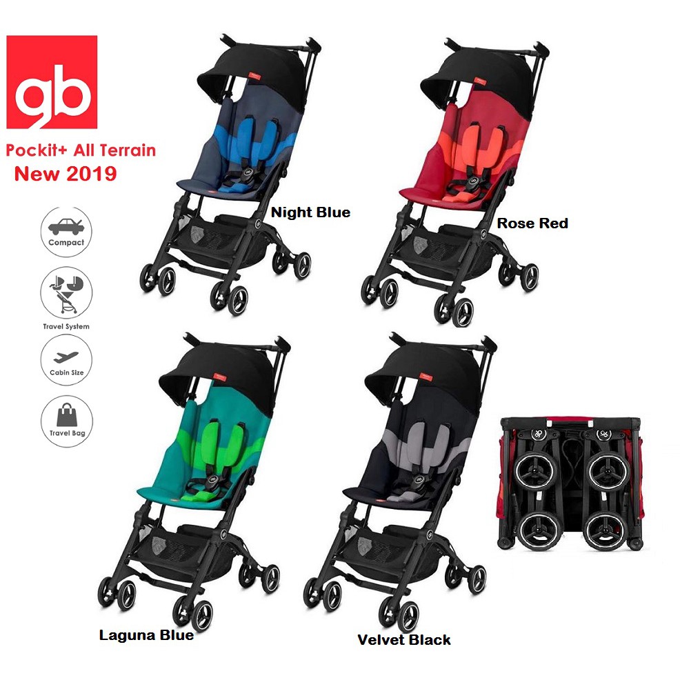 Pockit+ Plus All Terrain 2019 - Cabin Size Travel Stroller