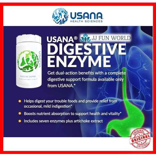 (Halal) USANA Digestive Enzyme + Digestive Relief 消化酵素 缓解消化不
