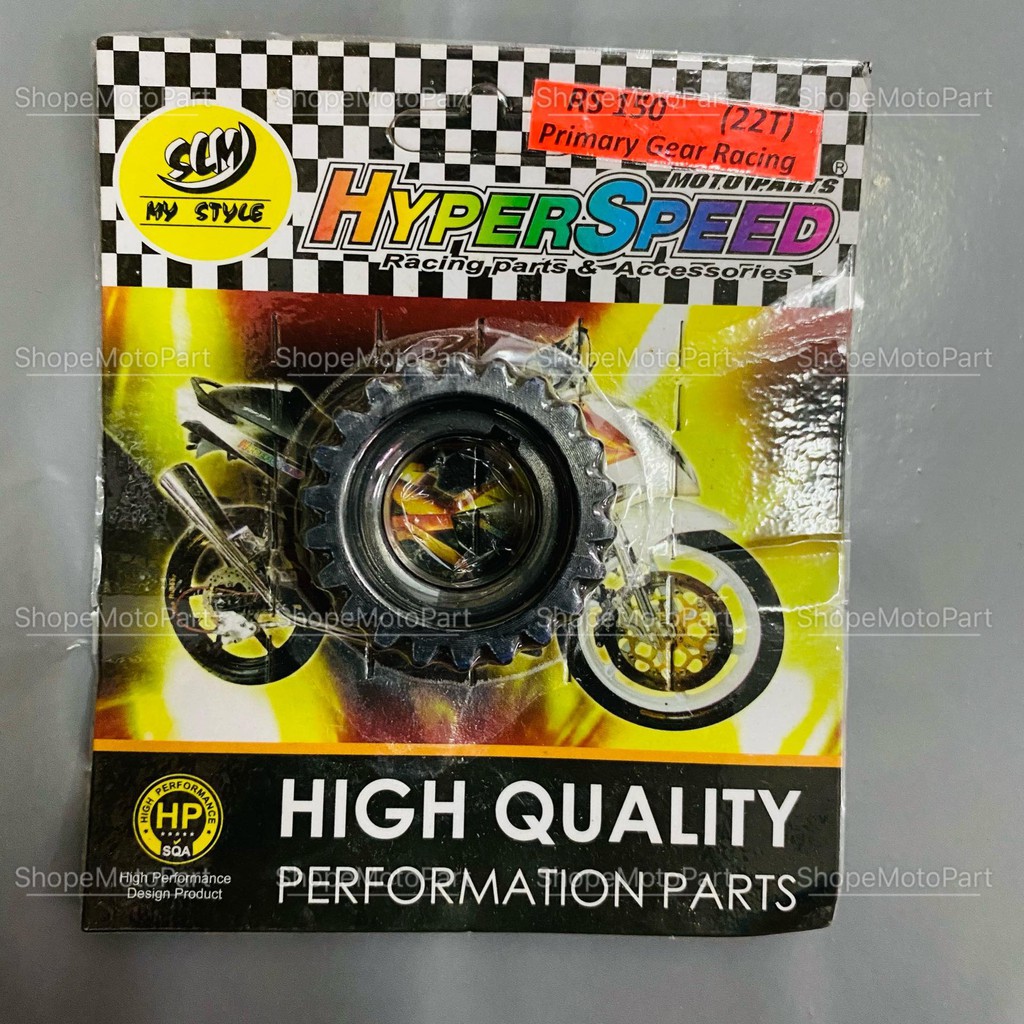 PRIMARY GEAR RACING HONDA RS150 RS150R RS 150 22T HYPERSPEED HPSP ...