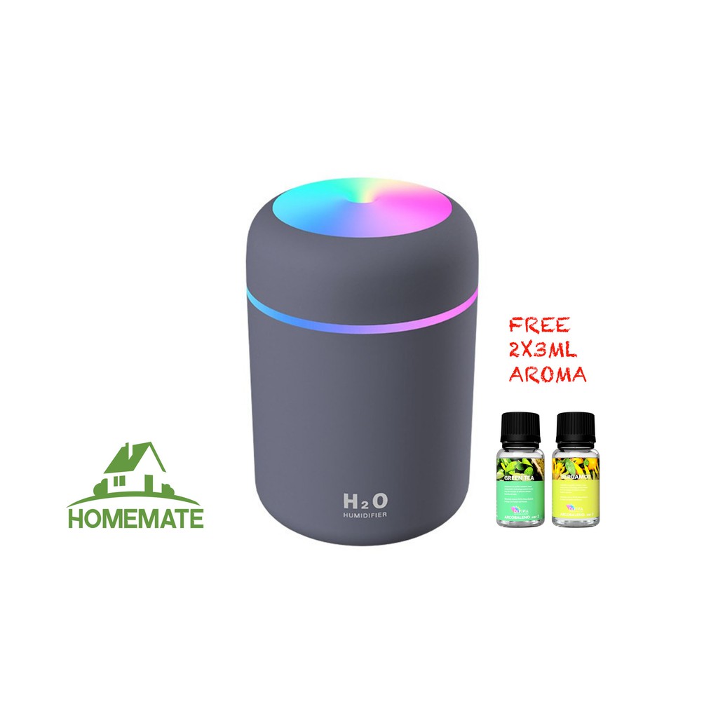 MBH Prism Japan Style Ultrasonic Humidifier, Car Humidifier with ...