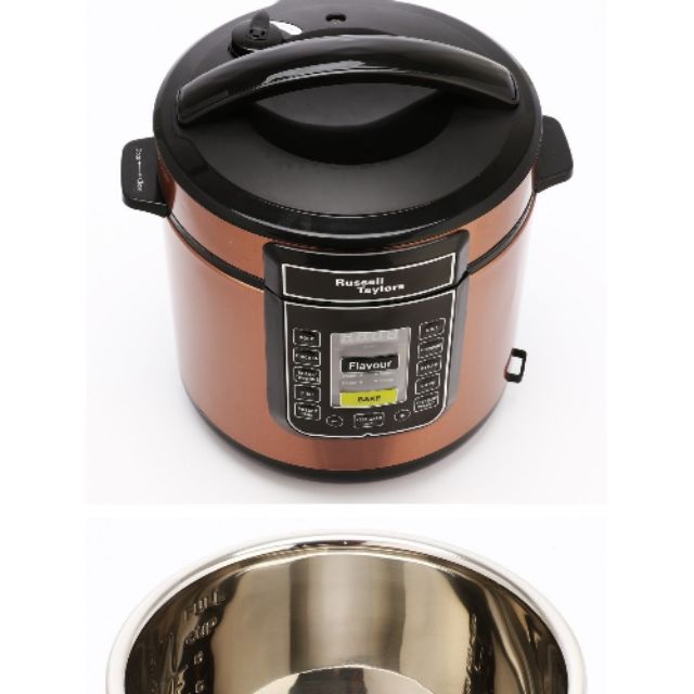 Russell Taylors 6L Pressure Cooker Stainless Steel Pot PC 60 Rice Cooker