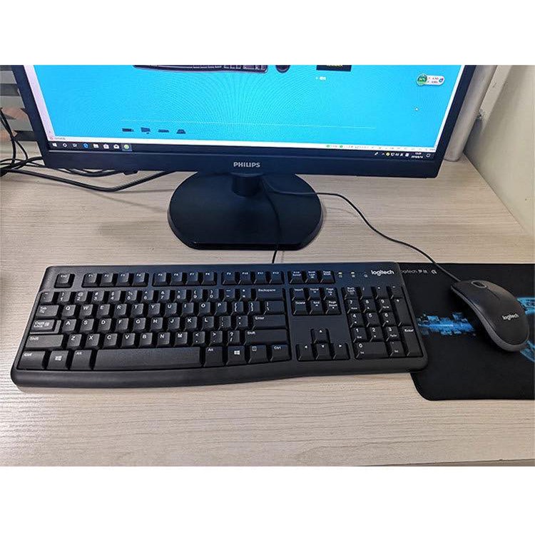 Logitech mk120 usb mouse and keyboard combo shopee malaysia
