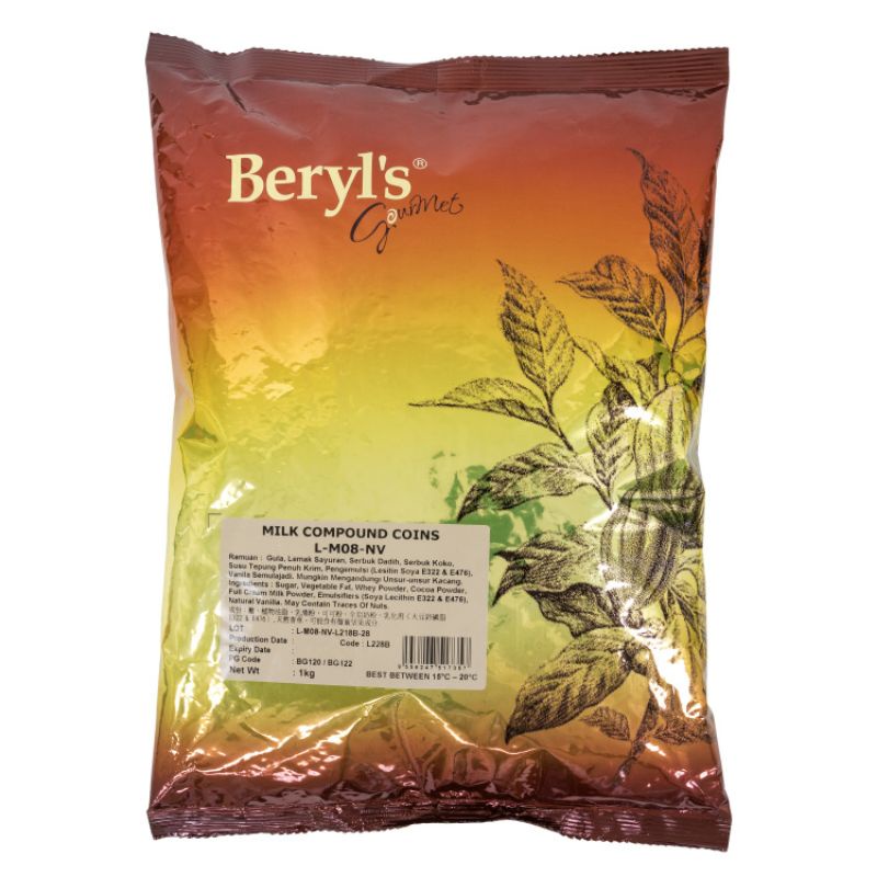Beryls Milk Compound Coins 1kg Shopee Malaysia
