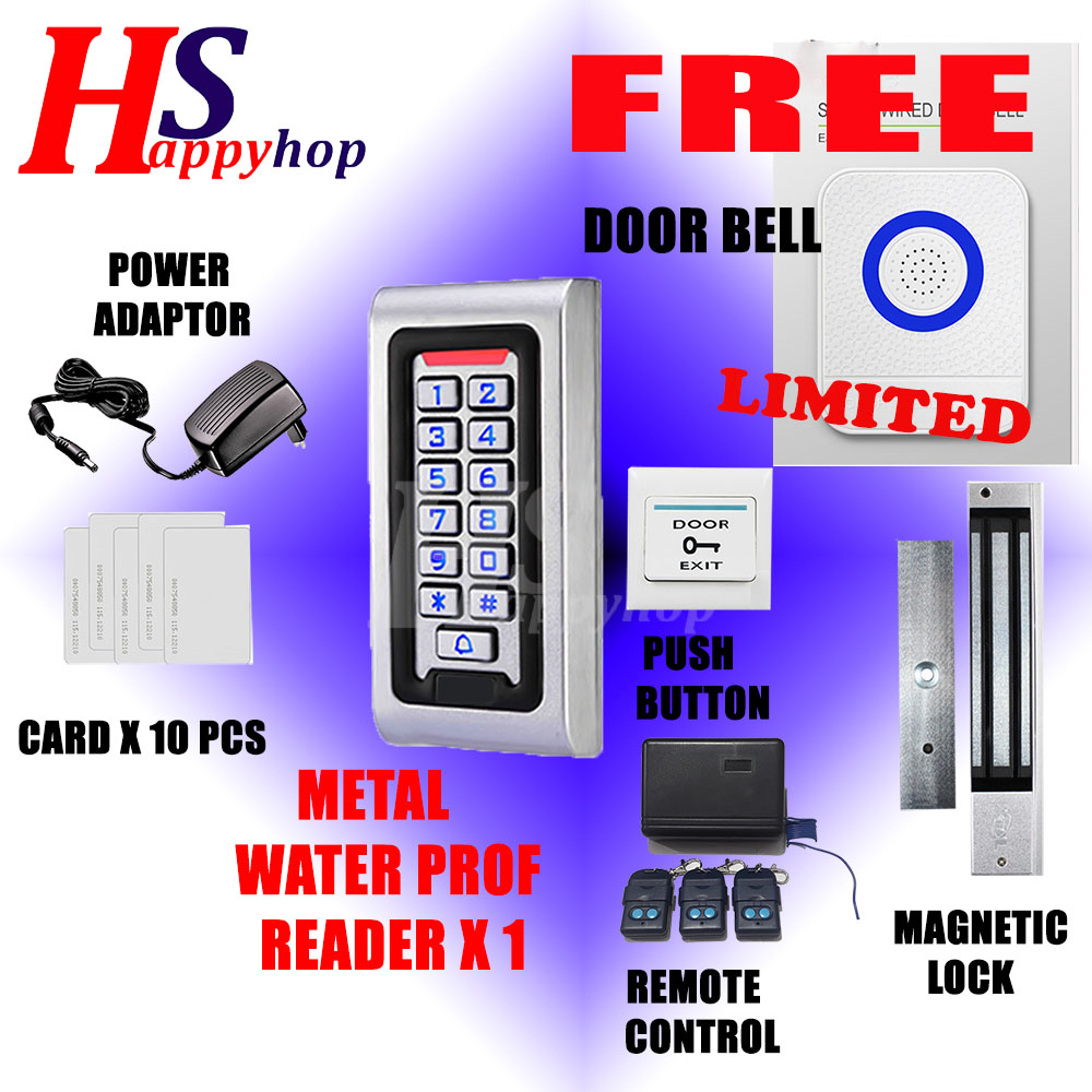 Geomaster Outdoor Door Access System - Waterproof+Remote | Shopee Malaysia