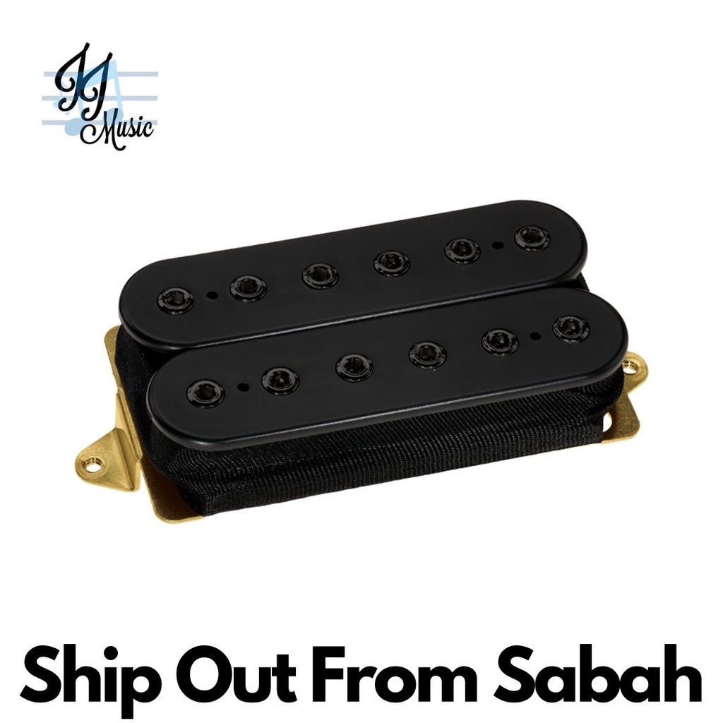 DiMarzio DP 151FBK PAF Pro humbucker voor elektrische gitaar - f-spaced - zonder kap, zwart met zwarte pole stukken