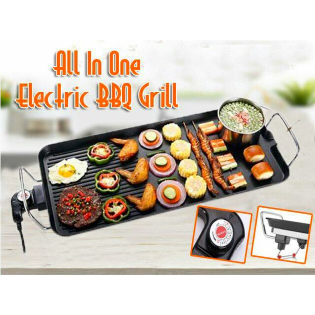 All In One Electric Bbq Grill Pemanggang Elektrik Korean Electric Grill