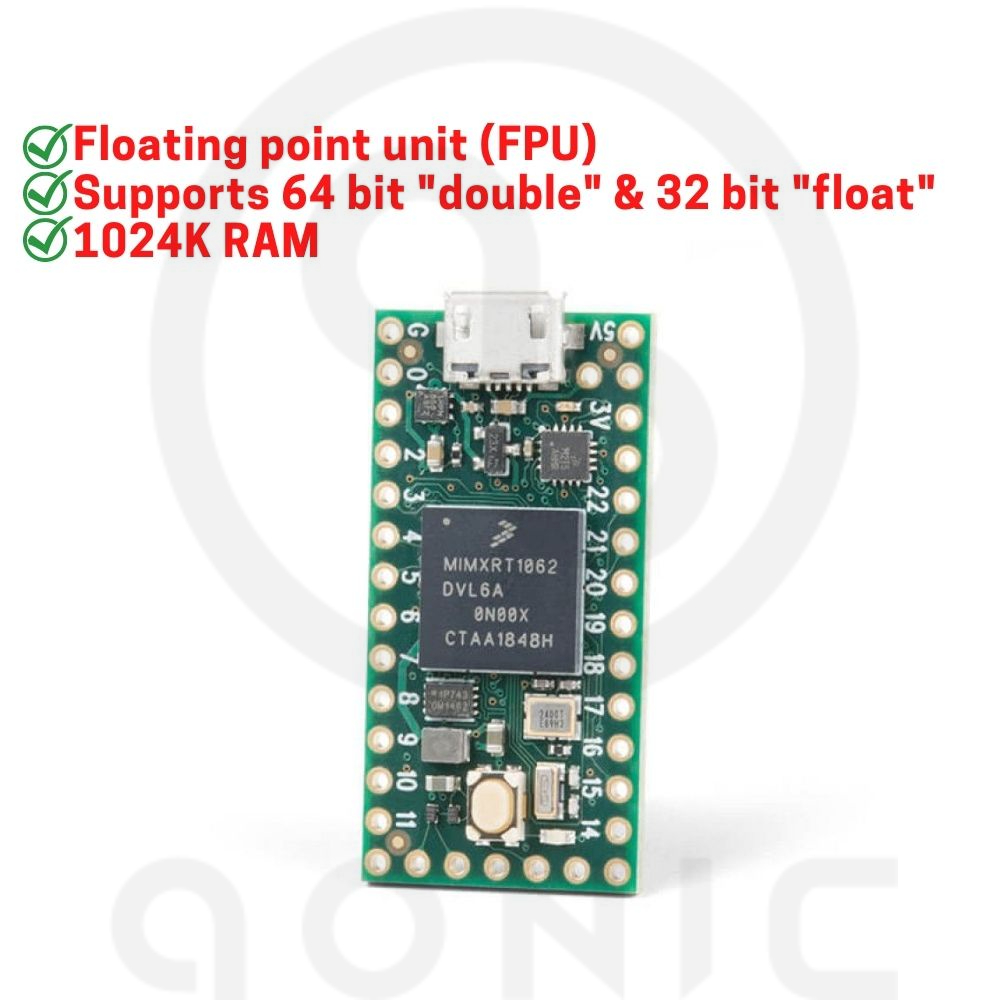 Teensy 4.0 Development Board & Kits ARM Cortex M7 iMXRT1062 1024K RAM ...