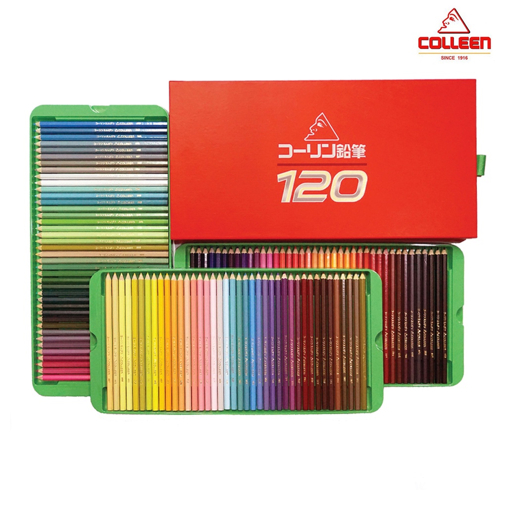 COLLEEN 120 Colors Wooden Color Pencils Wood Color!!!! | Shopee Malaysia