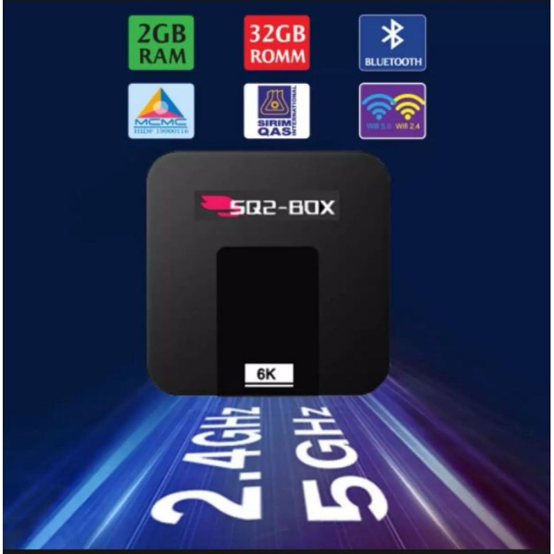 SQ2-TV Android Box (2GB RAM, 32GB ROM) Live, Drama, VOD Movies | Shopee ...