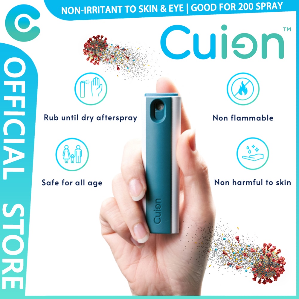 Cuion Resonance Sanitizer Kill 99.99 Germs Bacterias Viruses Non