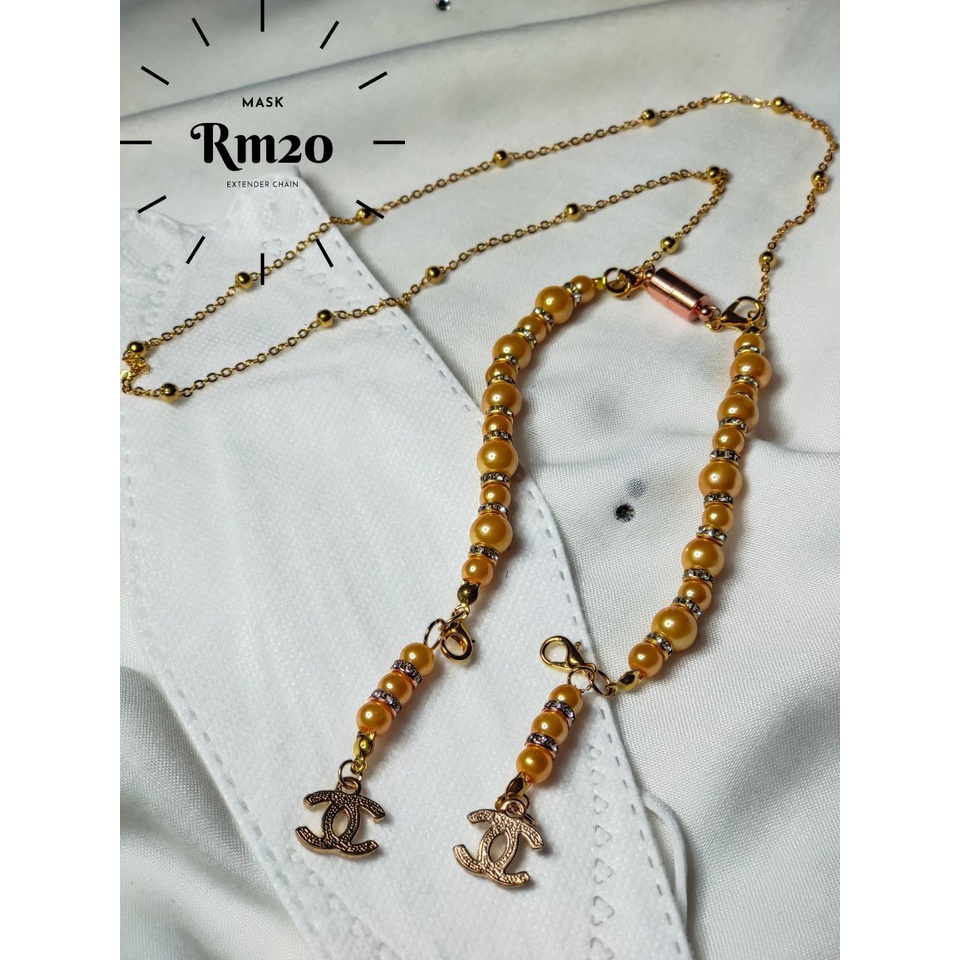 MASK CHAIN NECKLACE + MAGNET EXTENDER | Shopee Malaysia