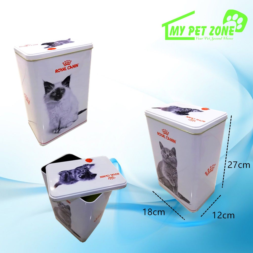 Royal canin food outlet bin