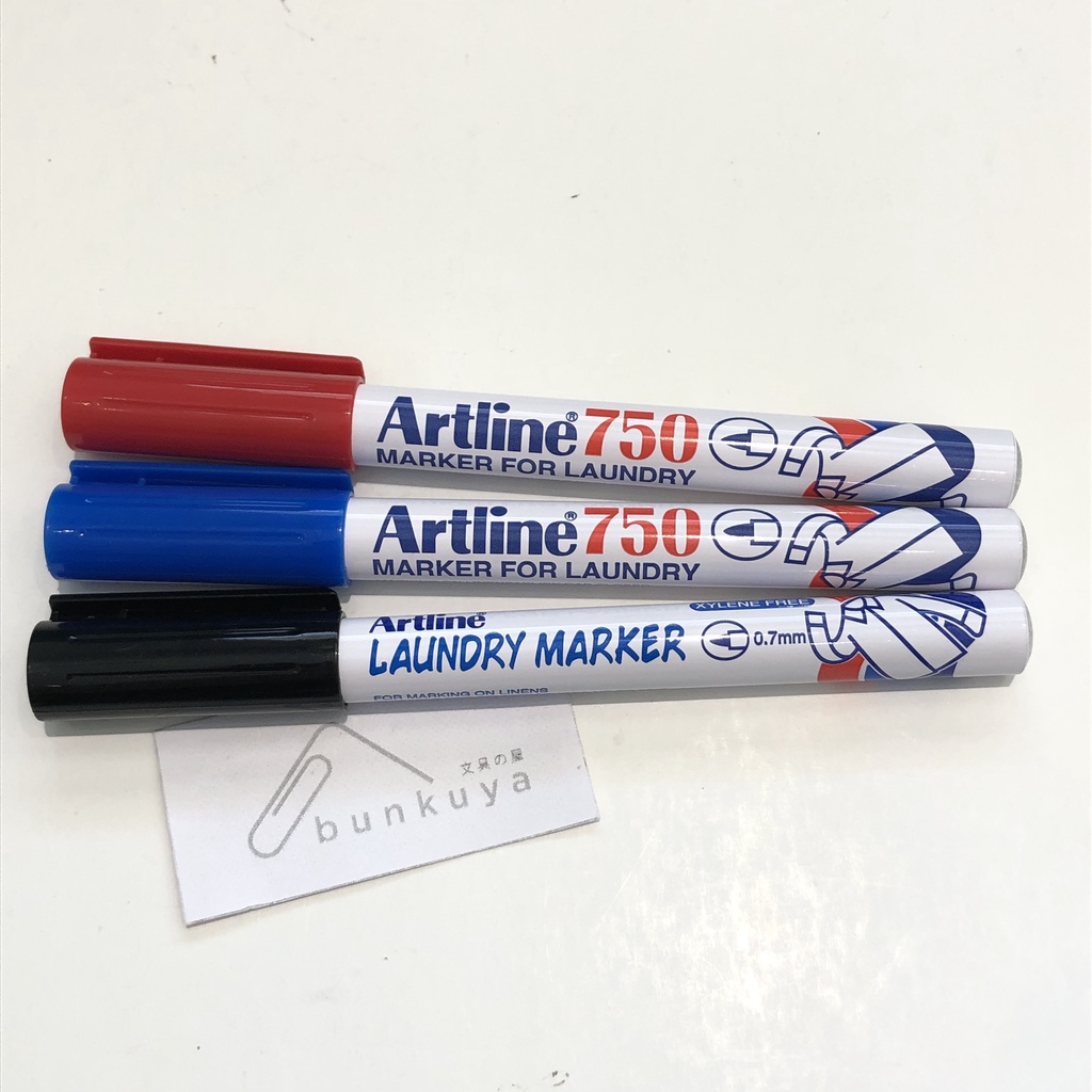 Artline 750 Laundry Marker 0.7mm Shopee Malaysia
