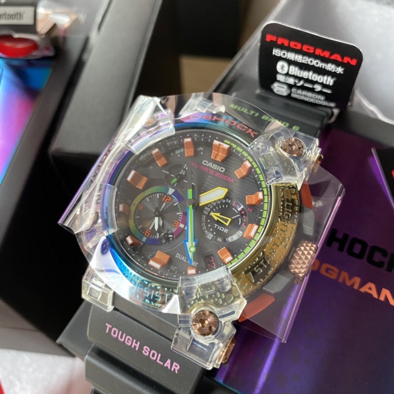 FROGMAN BORNEO RAINBOW TOAD 🐸🌈 GS LIMITED EDITION GWF-A1000BRT