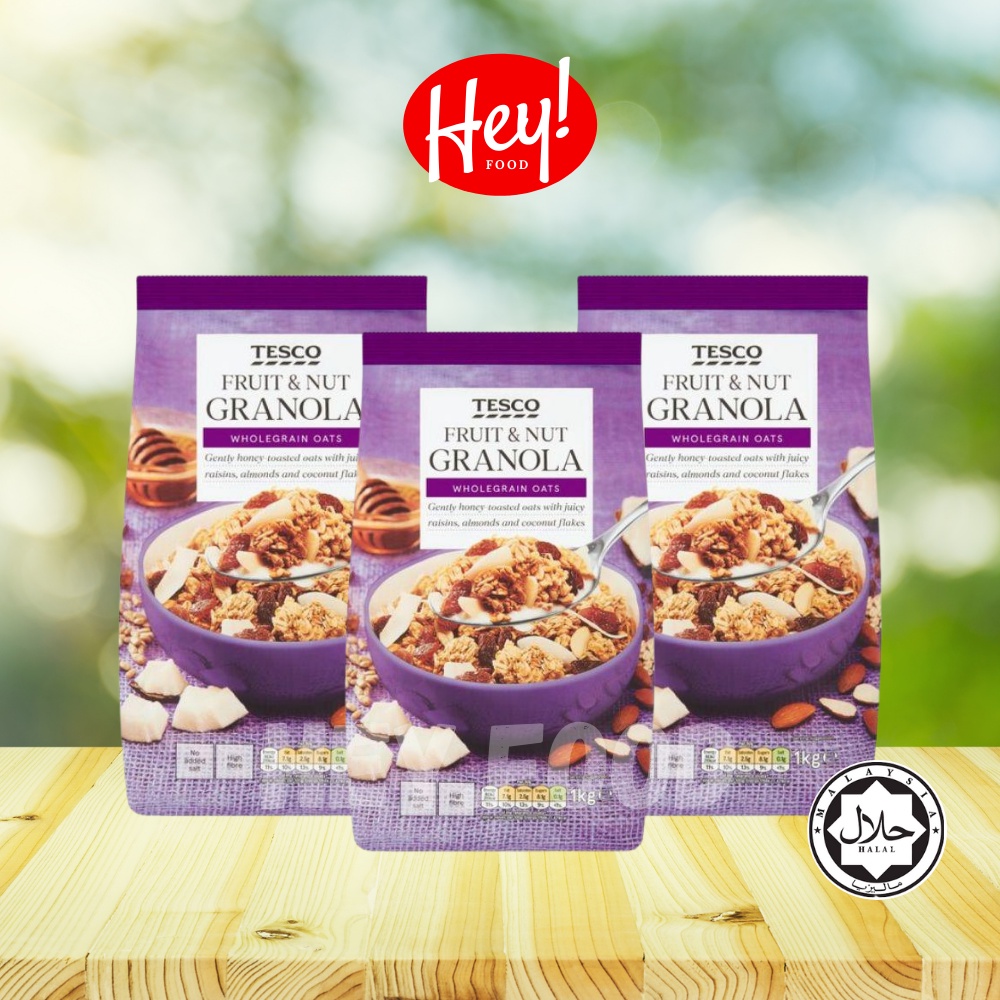 TESCO Granola (500g - 1kg) Super Berry Granola/ Swiss Style Muesli ...