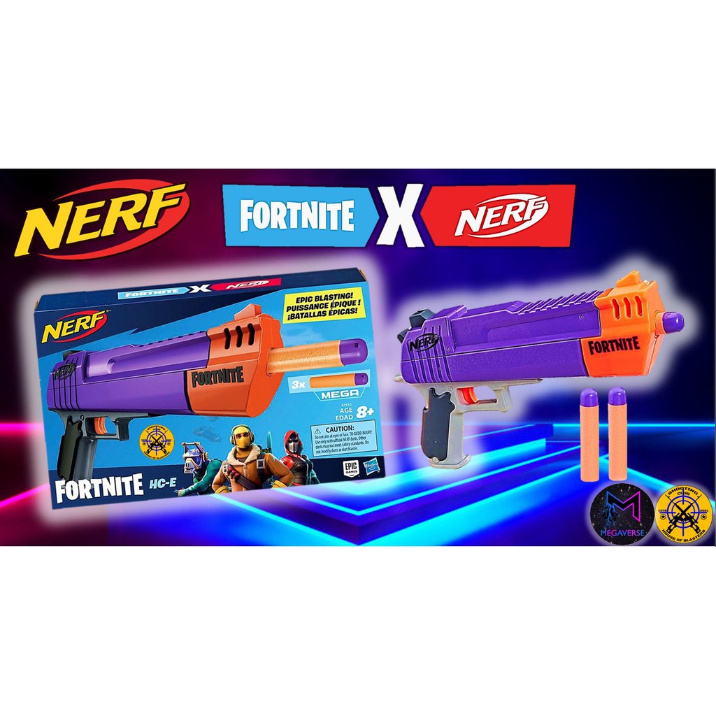 Paquete de recarga de 60 dardos mega para lanzadores de dardos mega de Nerf Fortnite - Compatible con lanzadores de juguetes Nerf Mega - para jóvenes, adolescentes, adultos