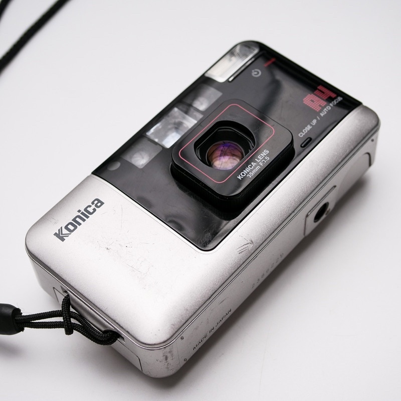 完動品】Konica big mini 初代 フィルムカメラ 動作確認済み（完