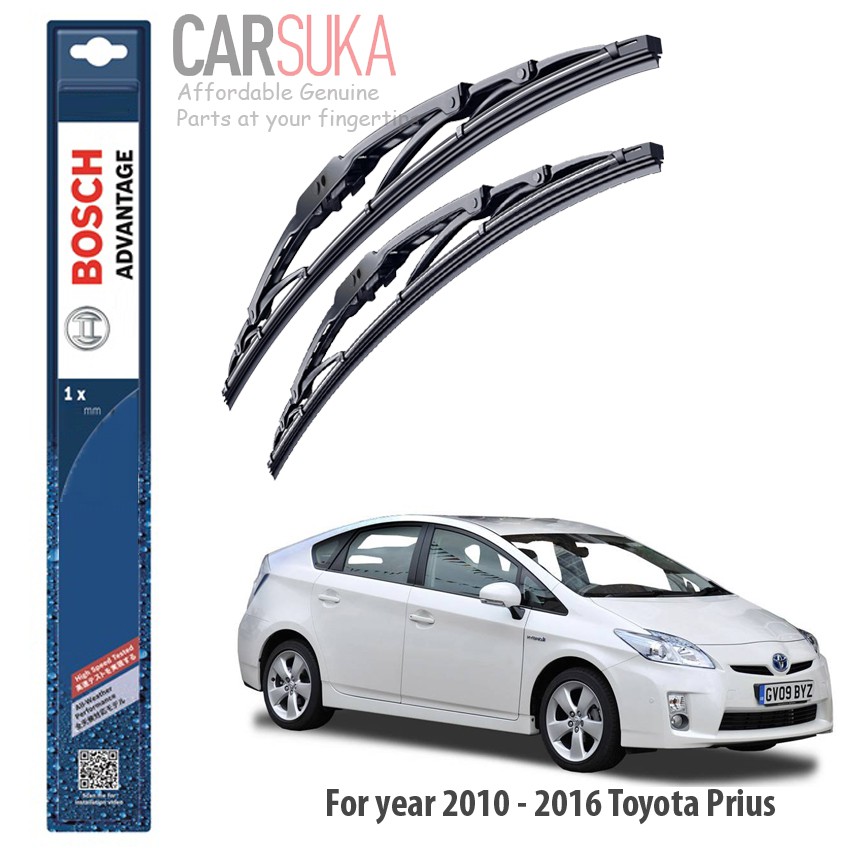 Prius wiper shop size