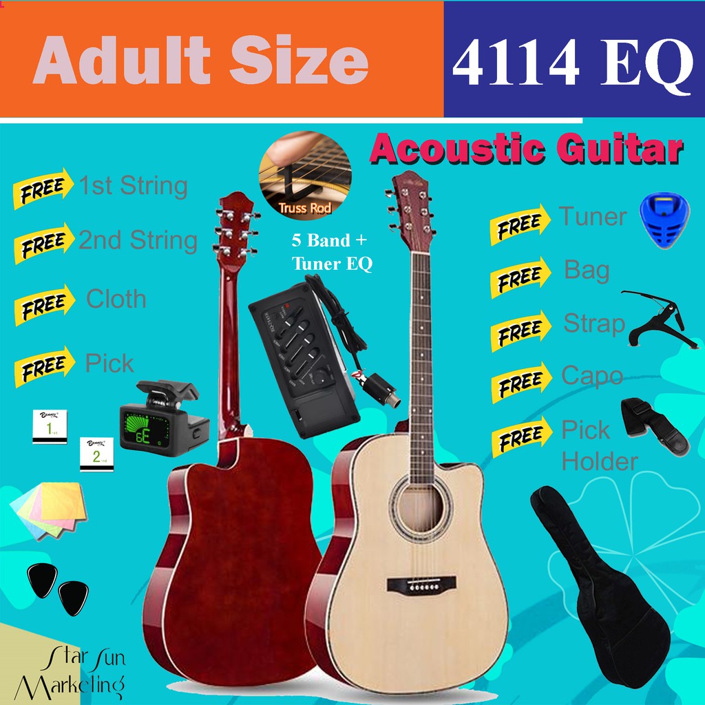 41 inch, acoustic guitar / Gitar package Acoustic Acoustic Guitar