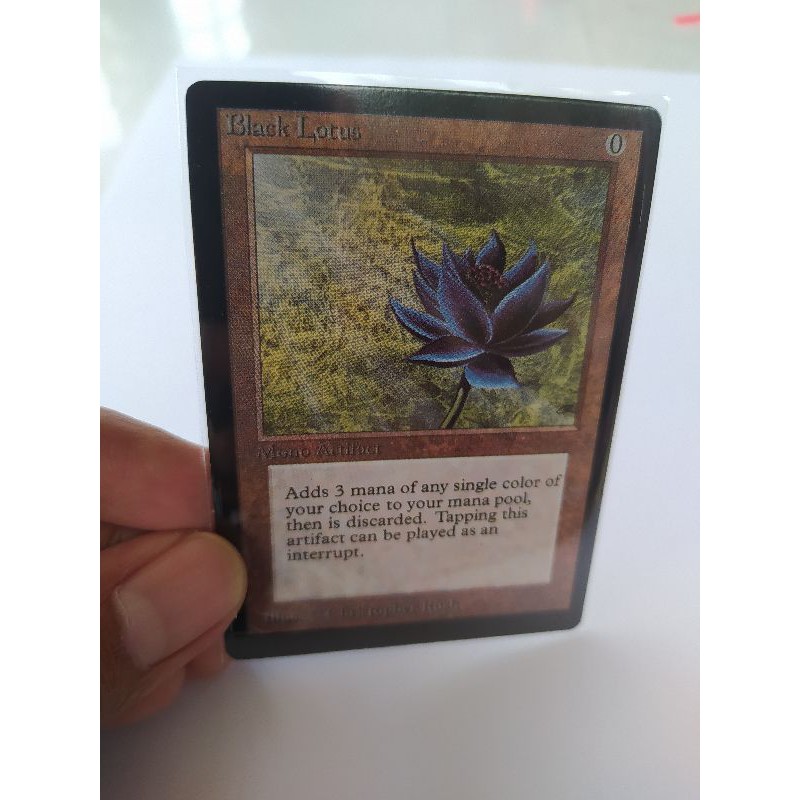 Black Lotus Magic The Gathering Card Shopee Malaysia