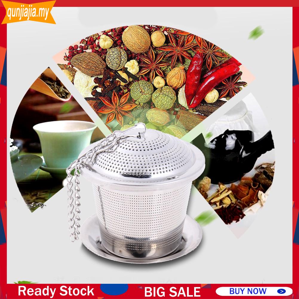 Stainless Steel Tea Infuser Loose Leaf Tea Strainer Herbal Spice Filter ...