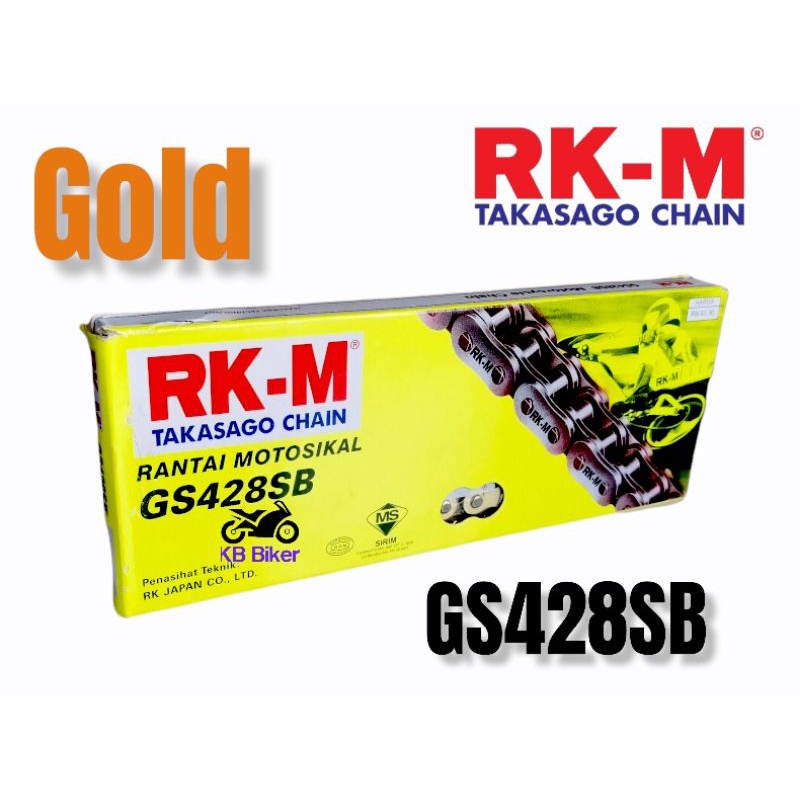 RKM Chain 428 SB Gold 100% | Shopee Malaysia