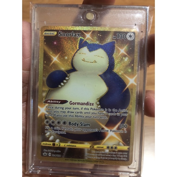 Pokemon: Snorlax (Secret Rare) SWSH06: Chilling Reign | Shopee Malaysia