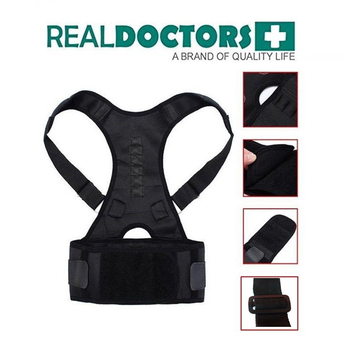 Real Doctors Posture Support Brace Reduce Back Pain Correction