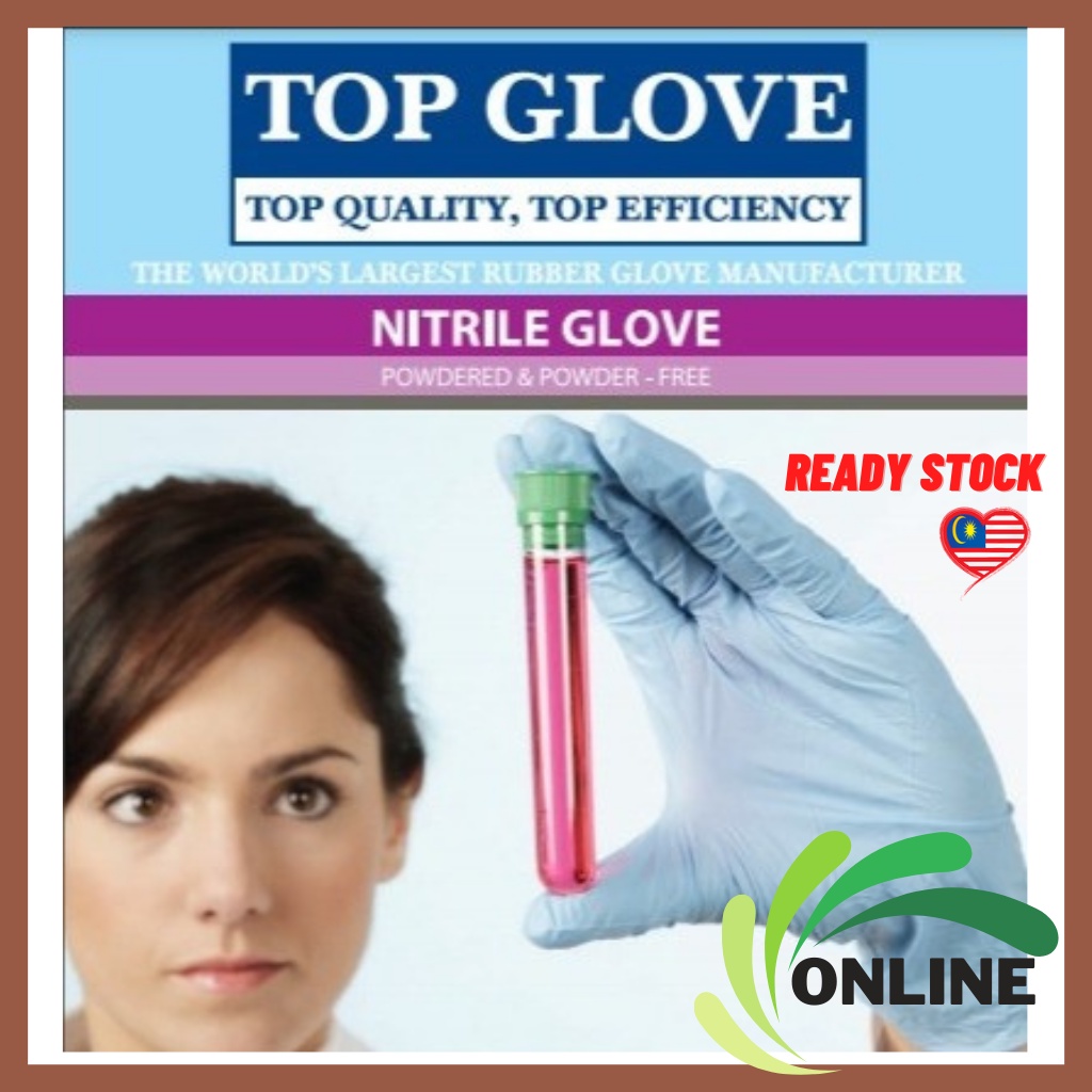 Top Glove Nitrile Glove ( Powder Free ) Shopee Malaysia