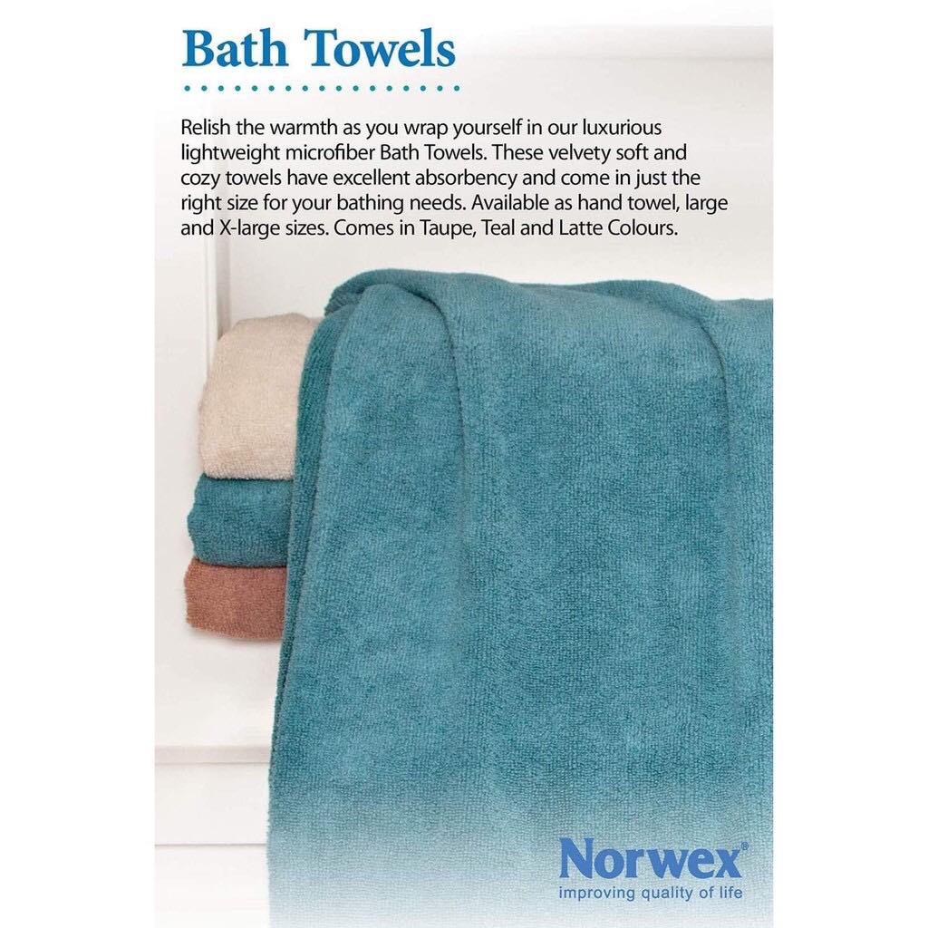 Norwex Bath Towel with Baclock Lavender Ready Stock Shopee Malaysia